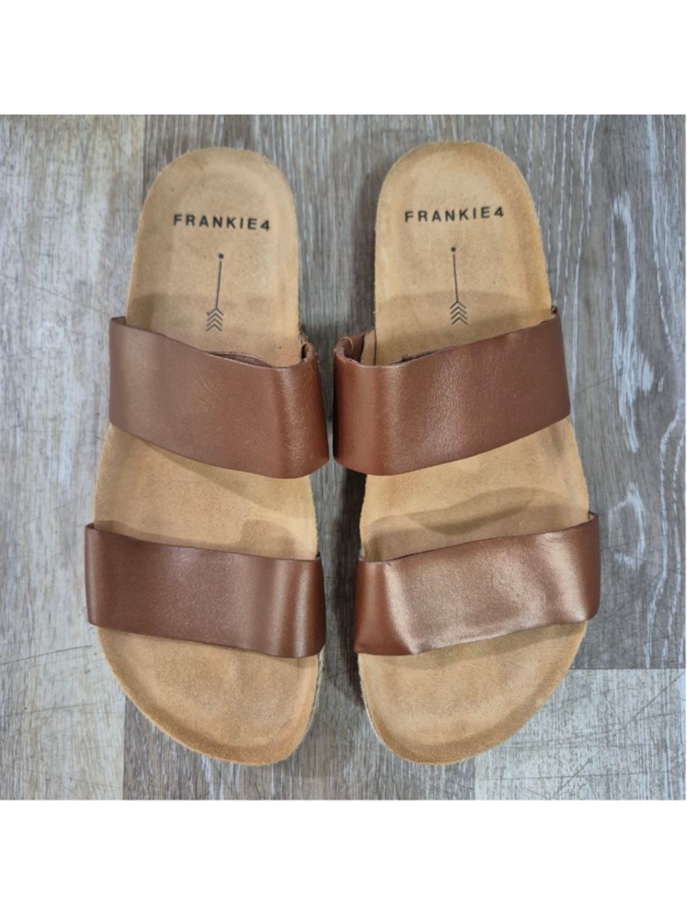 Women's FRANKIE4 Brown Maria III Sandals Size 7